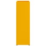 vidaXL Porte-parapluies Jaune moutarde Métal Standard Porte-parapluies