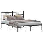 vidaXL Cadre de lit sans matelas chêne sonoma 137x190 cm