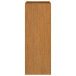 vidaXL Jardinière 32x29x75 cm acier corten