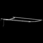 vidaXL Auvent manuel rétractable avec LED anthracite blanc 450x300 cm