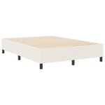 vidaXL Cadre de lit plateforme Crème 160 x 200 cm