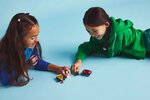 LEGO City - Ensemble de Bolides de Course : Camion de Pizza contre Camion de Pompiers - 60458