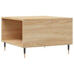 vidaXL Table basse chêne sonoma 55x55x36 5 cm bois d'ingénierie