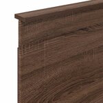 vidaXL Tête de lit Chêne brun 100 cm Bois d'ingénierie