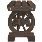 vidaXL Bancs de jardin lot de 2 bois de sapin massif