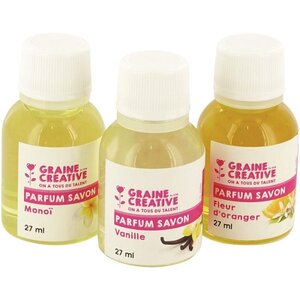 Lot de 3 parfums pour savon assortiment 2