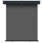 vidaXL Store latéral de balcon 170 x 250 cm 100  polyester fer acier