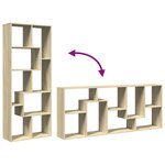 vidaXL Étagère séparatrice de pièce chêne sonoma 67x25x161 5 cm