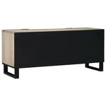 vidaXL Unites TV avec tiroir Blanc 105 x 33 x 46 cm Bois d'ingénierie