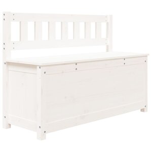 Banc banquette 110 x 41 x 76 5 cm bois de pin massif blanc 02_0010517