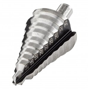 wolfcraft Foret par incréments 10 mm 8-35 mm Acier rapide Gris 2585000