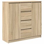 vidaXL Buffet et tiroirs chêne sonoma 100 5x35x98 5 cm bois ingénierie