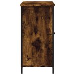 vidaXL Buffet chêne fumé 100x35x70 cm bois d'ingénierie