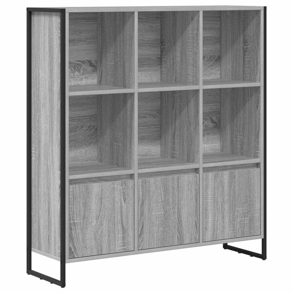 vidaXL Bibliothèque 2 Pièces Gris Sonoma 99 5 x 30 x 108 cm