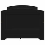 vidaXL Lit de jour avec 5 tiroirs sans matelas IRUN noir 90x200 cm