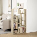 vidaXL Bibliothèque chêne sonoma 72x20x120 cm bois d'ingénierie
