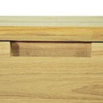 vidaXL Table console 120x35x76 cm Teck massif