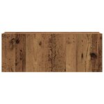 vidaXL Meubles TV muraux 5 Pièces vieux bois bois d'ingénierie
