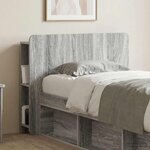 vidaXL Cabinet de Tête de Lit Sonoma gris Bois d'ingénierie