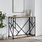 vidaXL Table console chêne sonoma 100x40x80 cm bois d'ingénierie
