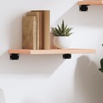 vidaXL Étagère murale 40x30x2 cm bois de chêne massif non traité