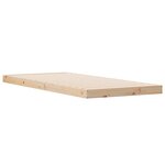 vidaXL Cadre de lit surélevé Naturel 100 x 210 cm Bois de pin massif