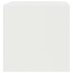 vidaXL Meuble TV Blanc 80x40x40 cm Bois d’ingénierie