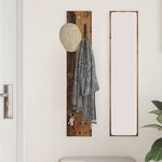vidaXL Porte-manteau mural Montage mural Bois ancien 20 x 1.5 x 100 cm