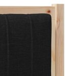 vidaXL Tête de lit capitonnée avec tête de lit Marron 75 cm Pin massif