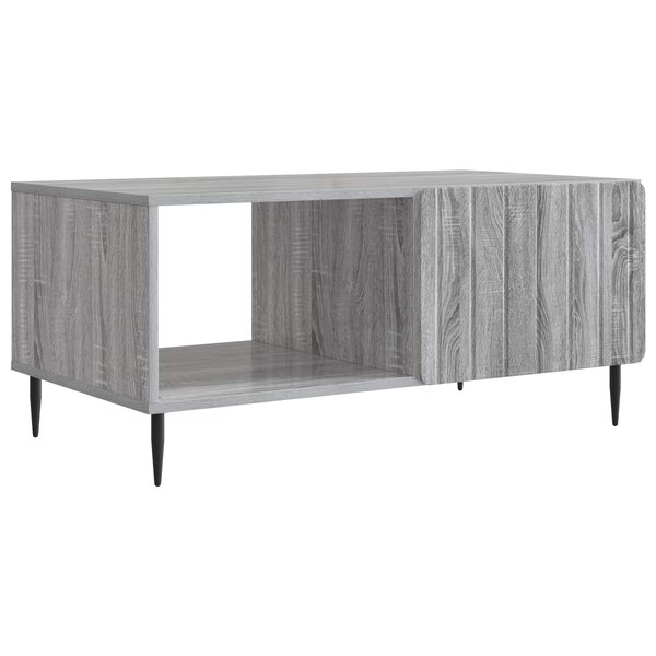 vidaXL Table basse Sonoma gris 90 x 50 x 40 cm Bois d'ingénierie