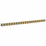 vidaXL Bande de auvent Vert et jaune 3.8 x 0.2 m Toile