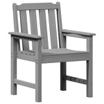 Chaises de Salle à Manger de Jardin vidaXL 6 Pièces Gris clair 65.5x55.5x88 cm HDPE