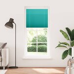 vidaXL Store plissé vert pétrole 85x200 cm largeur du tissu 84 4 cm
