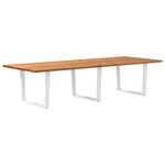 vidaXL Table à manger 320x120x74 cm bois de chêne massif rectangulaire