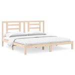 vidaXL Cadre de lit sans matelas 200x200 cm bois massif de pin