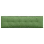 vidaXL Coussin de Dos Vert clair 180 x 50 cm Tissu en velours côtelé