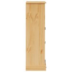 vidaXL Armoire de salle de bain Corona 70x33x110 cm bois de pin massif