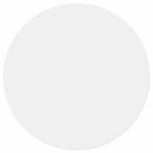 vidaXL Plateau de table Blanc 70 x 70 x 1.5 cm Bois d'ingénierie