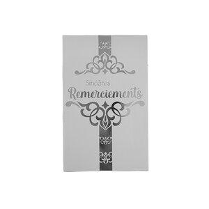 Carte De Voeux - Condoléances - 5 Cartes Remerciements Deuil