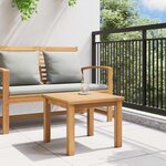 vidaXL Table basse Marron 45 x 45 x 36 cm Bois de teck solide