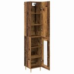 vidaXL Haut Armoire 2 Pièces Bois Ancien Bois d'ingénierie