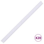 vidaXL Écran d'intimité de jardin PVC 35x0 19 m Blanc