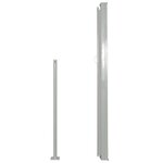 vidaXL Auvent latéral rétractable 120 x 300 cm Gris