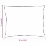 vidaXL Couette avec oreiller 3 Pièces Blanc 260 x 220 cm Bas