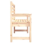 vidaXL Banc de jardin 109x48x91 5 cm bois massif de pin