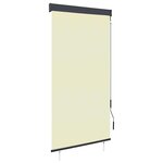 vidaXL Store roulant d'extérieur 80 x 250 cm Crème