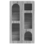 vidaXL Buffet Gris Sonoma 59 x 35 x 100 5 cm Bois d'ingénierie