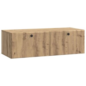 vidaXL Meuble TV mural 98 x 41 x 30 cm Chêne artisanal