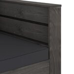 Salon de jardin meuble d'extérieur ensemble de mobilier 2 pièces avec coussins bois imprégné de gris 02_0015885