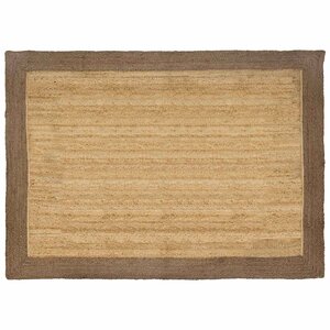 vidaXL Tapis de surface Gris 160 x 230 cm Jute